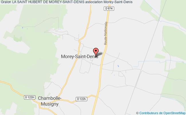 plan association La Saint Hubert De Morey-saint-denis Morey-Saint-Denis