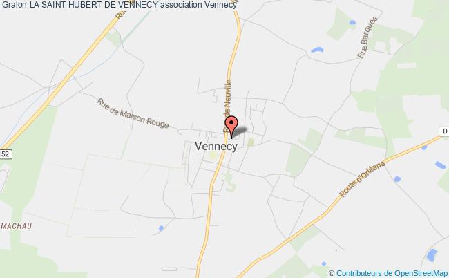 plan association La Saint Hubert De Vennecy Vennecy