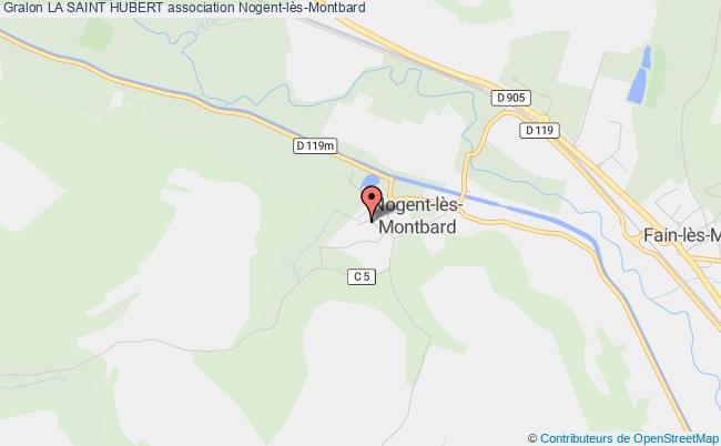 plan association La Saint Hubert Nogent-lès-Montbard