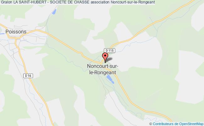 plan association La Saint-hubert - Societe De Chasse Noncourt-sur-le-Rongeant