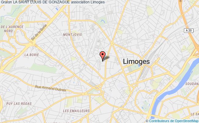 plan association La Saint Louis De Gonzague Limoges