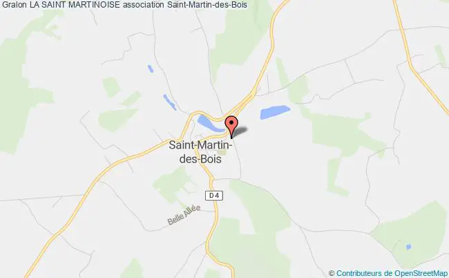 plan association La Saint Martinoise Saint-Martin-des-Bois