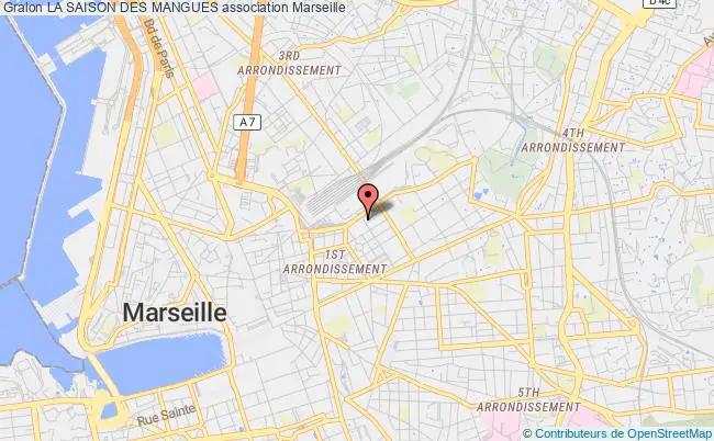 plan association La Saison Des Mangues Marseille 1