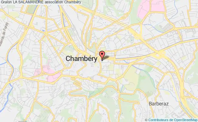 plan association La Salamandre Chambéry