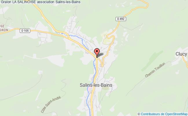 plan association La Salinoise Salins-les-Bains