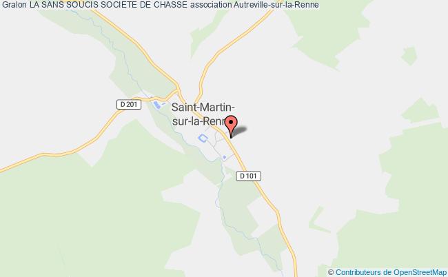 plan association La Sans Soucis Societe De Chasse Autreville-sur-la-Renne