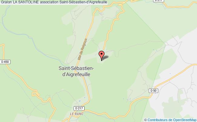 plan association La Santoline Saint-Sébastien-d'Aigrefeuille