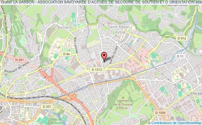 LA SASSON - ASSOCIATION SAVOYARDE D ACCUEIL DE SECOURS, DE SOUTIEN ET D ORIENTATION