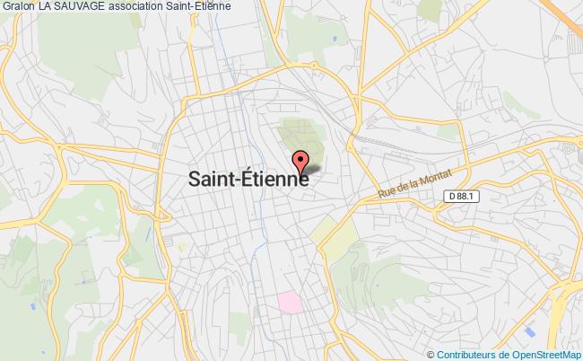 plan association La Sauvage Saint-Étienne