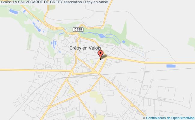 plan association La Sauvegarde De Crepy Crépy-en-Valois