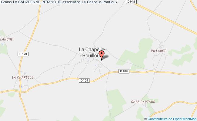 plan association La Sauzeenne Petanque La    Chapelle-Pouilloux