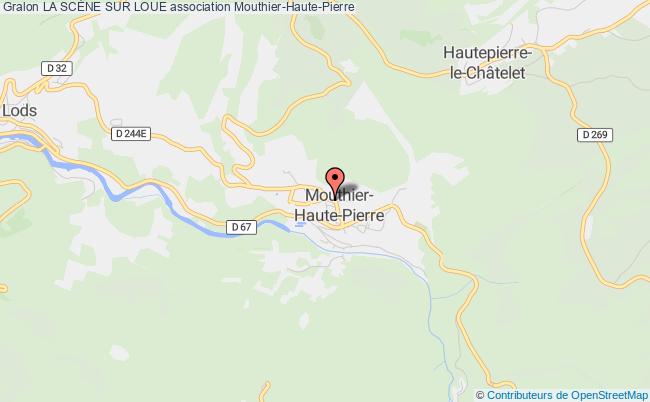 plan association La ScÈne Sur Loue Mouthier-Haute-Pierre
