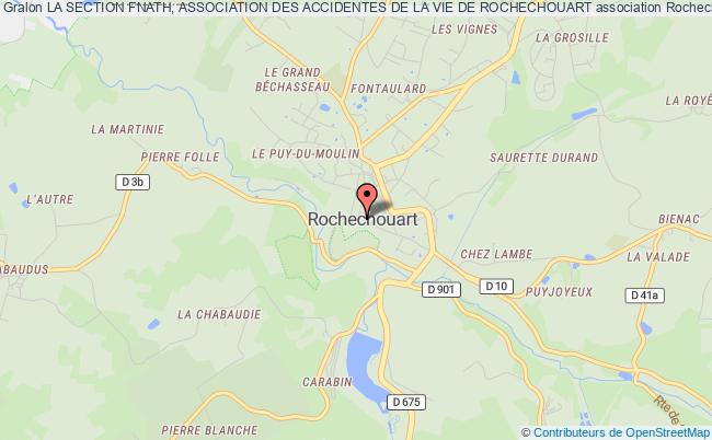plan association La Section Fnath, Association Des Accidentes De La Vie De Rochechouart Rochechouart