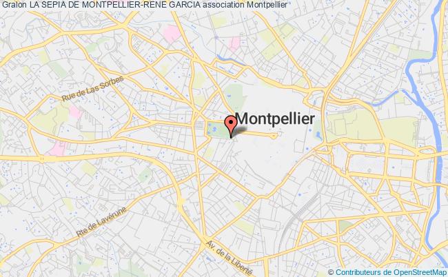 plan association La Sepia De Montpellier-rene Garcia Montpellier