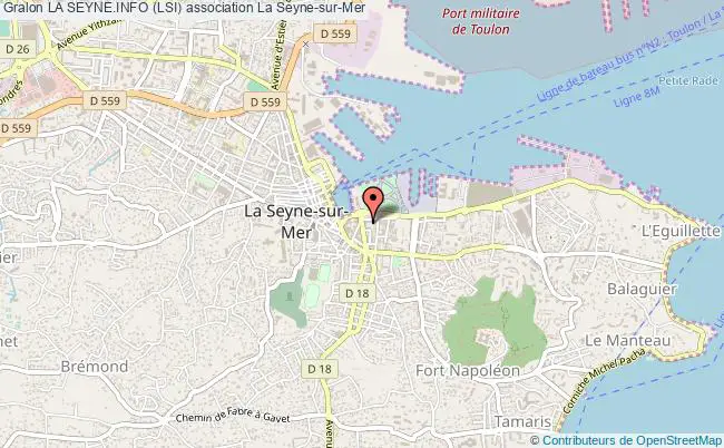 plan association La Seyne.info (lsi) Seyne-sur-Mer