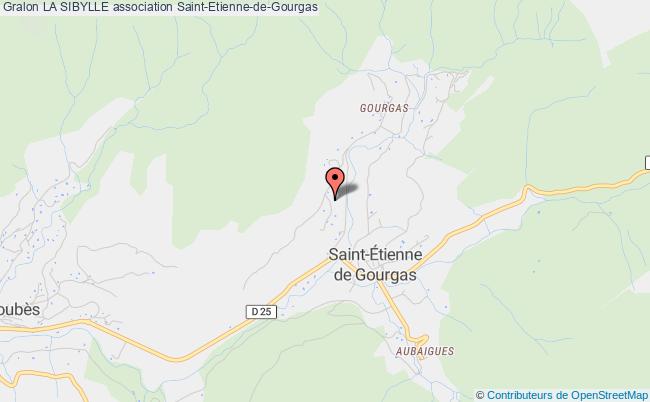 plan association La Sibylle Saint-Étienne-de-Gourgas