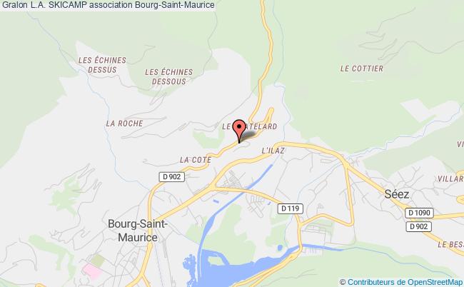 plan association L.a. Skicamp Bourg-Saint-Maurice