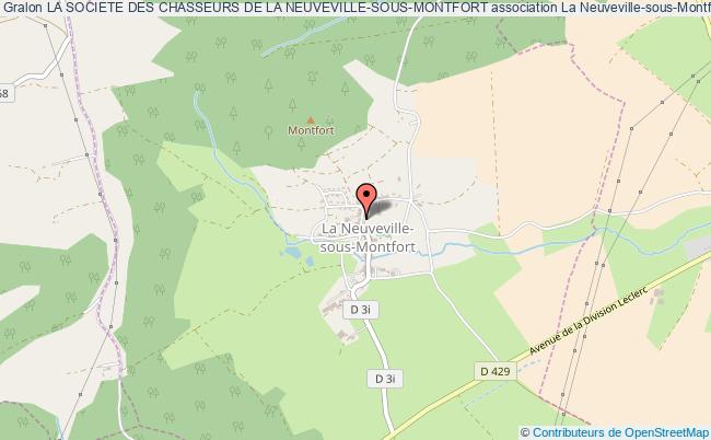 plan association La Societe Des Chasseurs De La Neuveville-sous-montfort La Neuveville-sous-Montfort