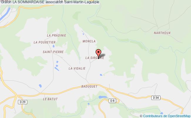 plan association La Sommardaise Saint-Martin-Laguépie