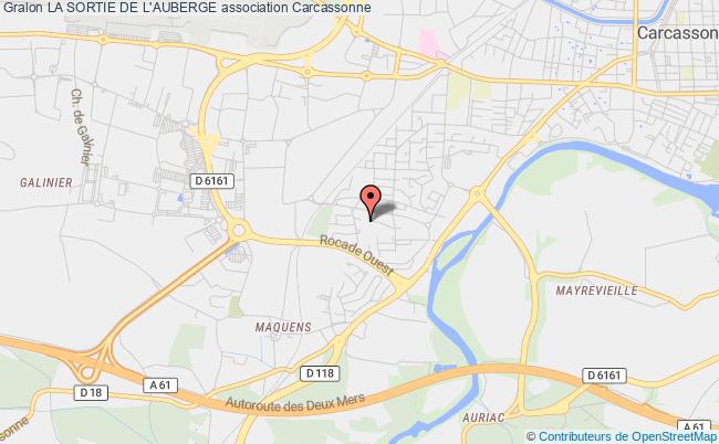 plan association La Sortie De L'auberge Carcassonne