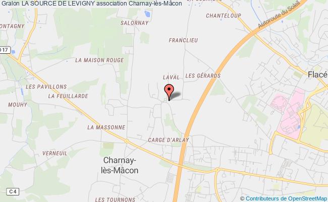plan association La Source De Levigny Charnay-lès-Mâcon