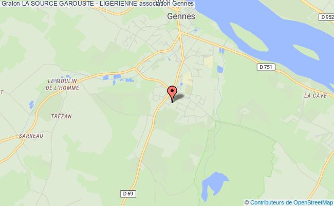 plan association La Source Garouste - LigÉrienne Gennes-Val de Loire