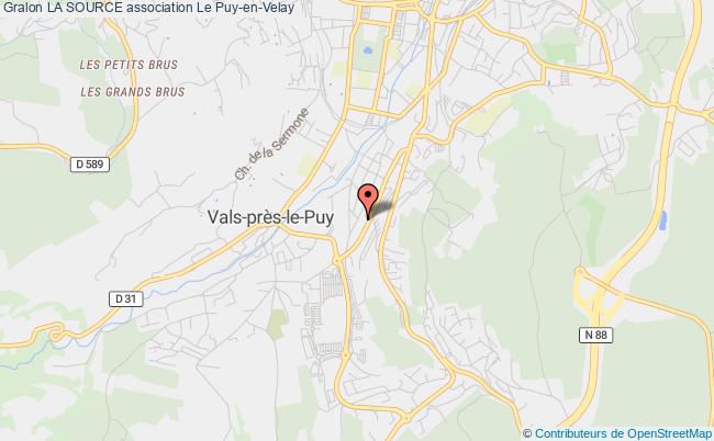 plan association La Source Le Puy-en-Velay