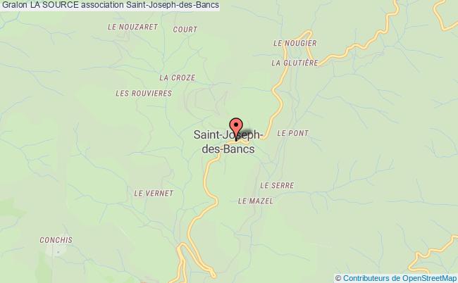plan association La Source Saint-Joseph-des-Bancs