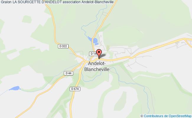 plan association La Souricette D'andelot Andelot-Blancheville