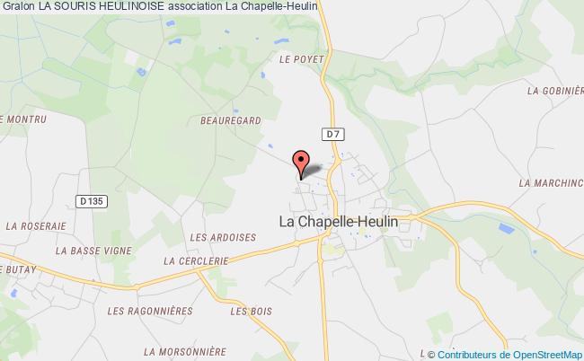 plan association La Souris Heulinoise La    Chapelle-Heulin