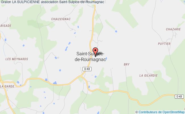plan association La Sulpicienne Saint-Sulpice-de-Roumagnac