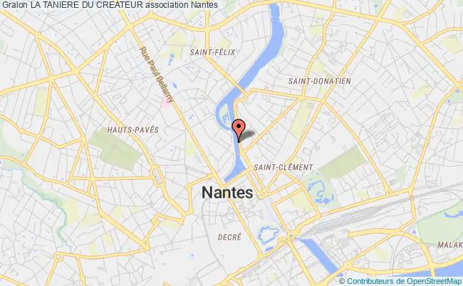 plan association La Taniere Du Createur Nantes