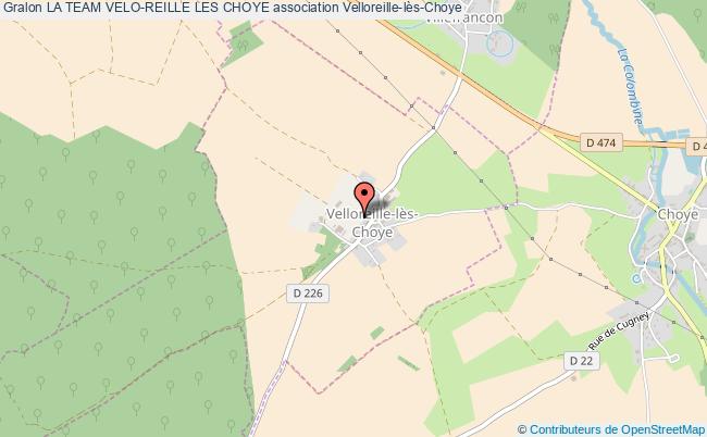 plan association La Team Velo-reille Les Choye Velloreille-lès-Choye