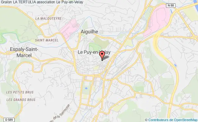 plan association La Tertulia Le    Puy-en-Velay