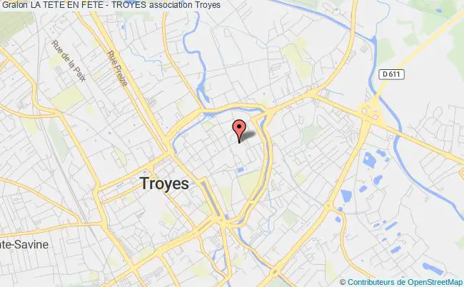 plan association La Tete En Fete - Troyes Troyes