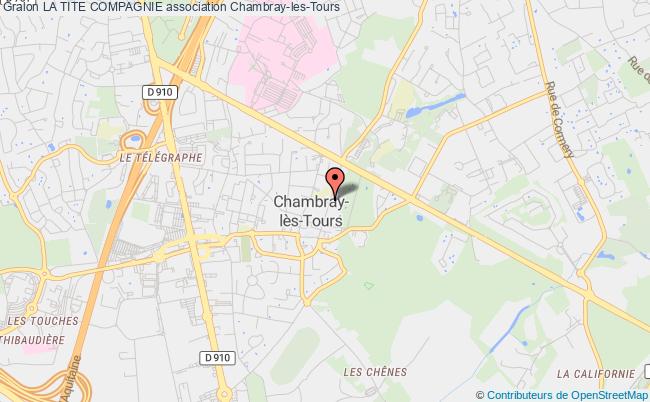 plan association La Tite Compagnie Chambray-lès-Tours