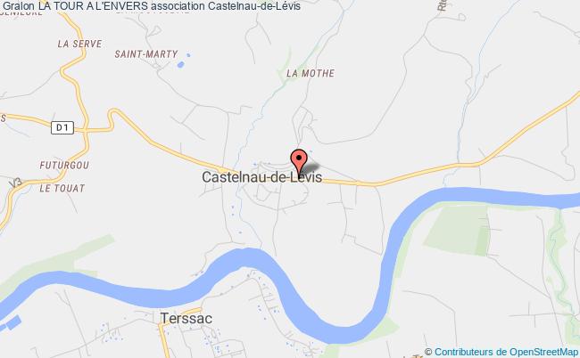 plan association La Tour A L'envers Castelnau-de-Lévis