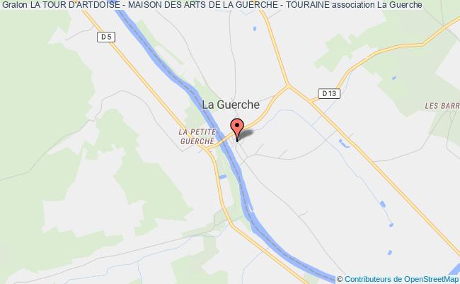 plan association La Tour D'artdoise - Maison Des Arts De La Guerche - Touraine La    Guerche