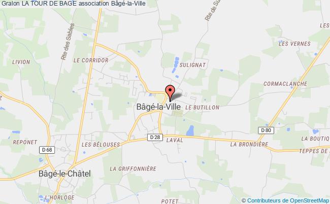 plan association La Tour De Bage Bâgé-la-Ville