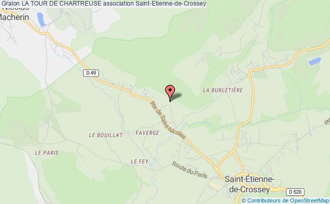 plan association La Tour De Chartreuse Saint-Étienne-de-Crossey