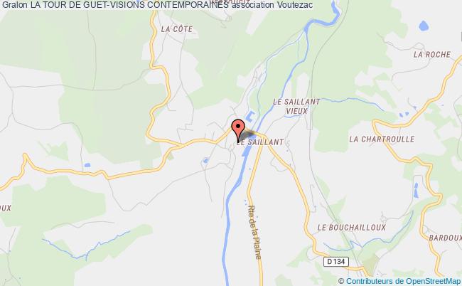 plan association La Tour De Guet-visions Contemporaines Voutezac