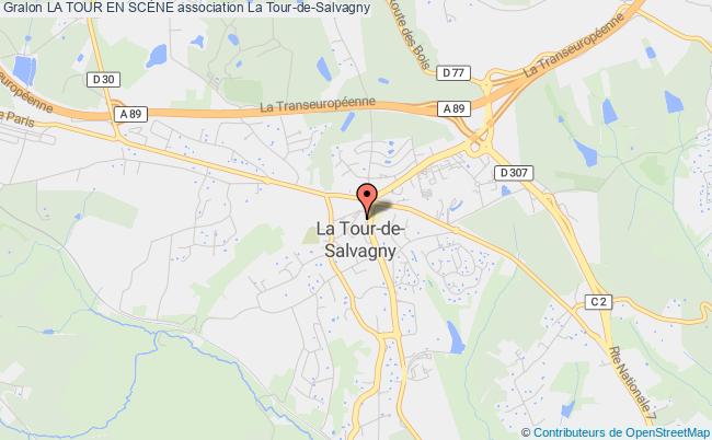plan association La Tour En ScÈne Tour-de-Salvagny