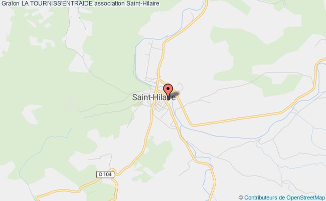 plan association La Tourniss'entraide Saint-Hilaire