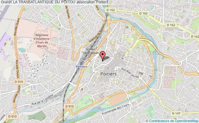 plan association La Transatlantique Du Poitou Poitiers