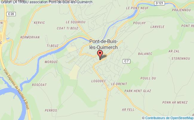 plan association La Tribu Pont-de-Buis-lès-Quimerch