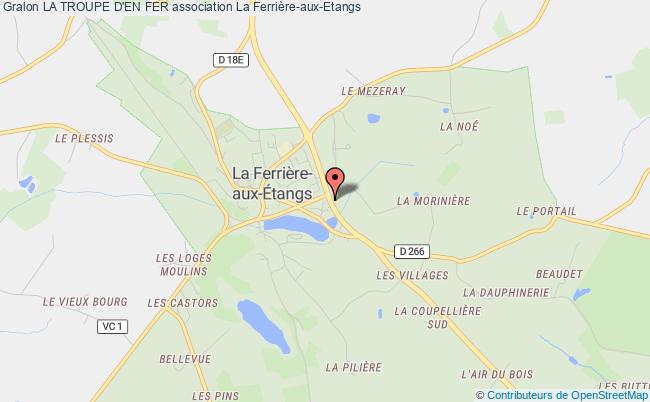 plan association La Troupe D'en Fer La    Ferrière-aux-Étangs