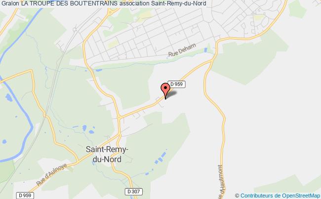 plan association La Troupe Des Bout'entrains Saint-Remy-du-Nord