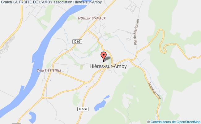 plan association La Truite De L'amby Hières-sur-Amby
