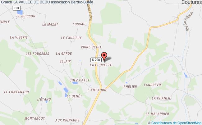 plan association La VallÉe De BÉbu Bertric-Burée