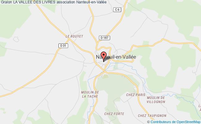 plan association La Vallee Des Livres Nanteuil-en-Vallée